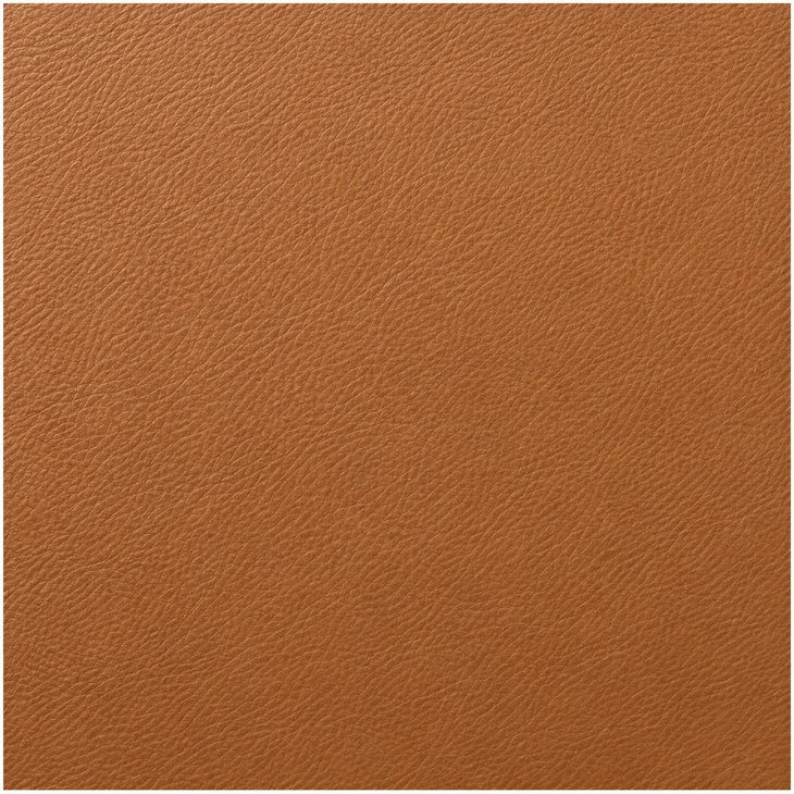 Mira Carmel Saddle Leather Upholstered Swivel Accent Chair