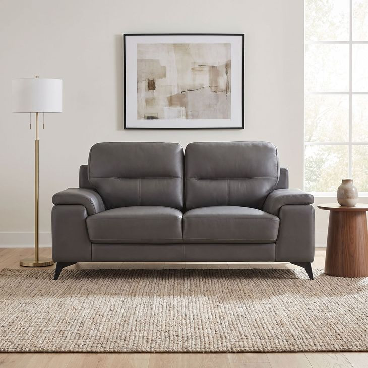 Mischa Dark Gray Loveseat