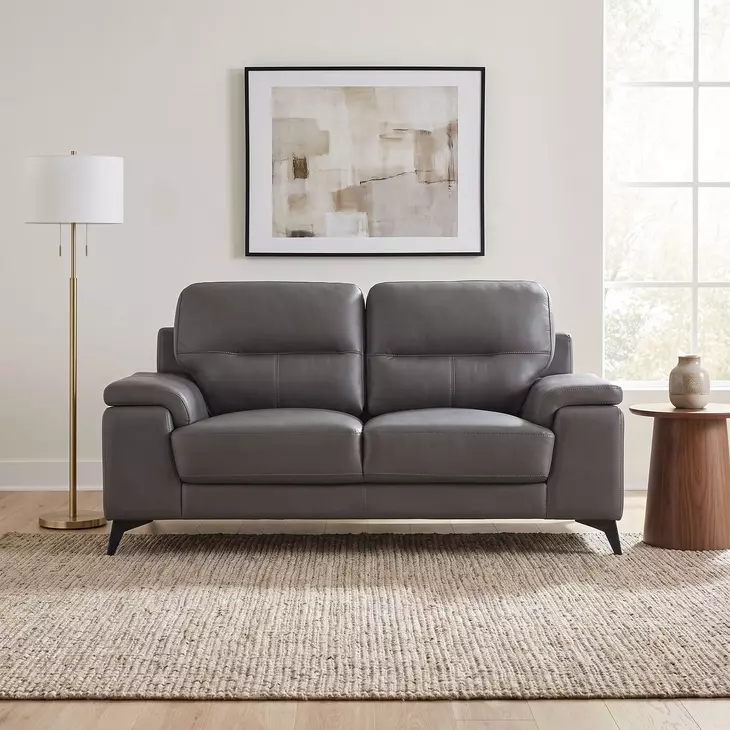 Mischa Dark Gray 67" Loveseat