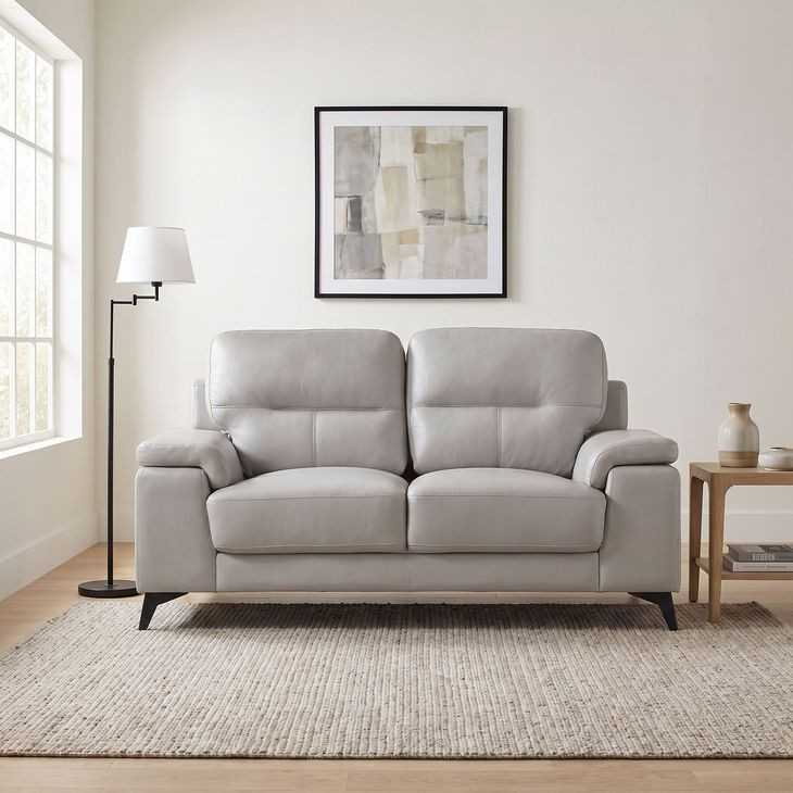 Mischa Silver Gray Loveseat