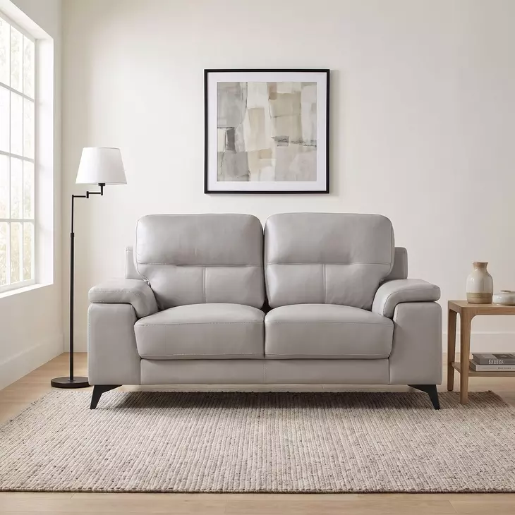 Mischa Silver Gray 67" Loveseat