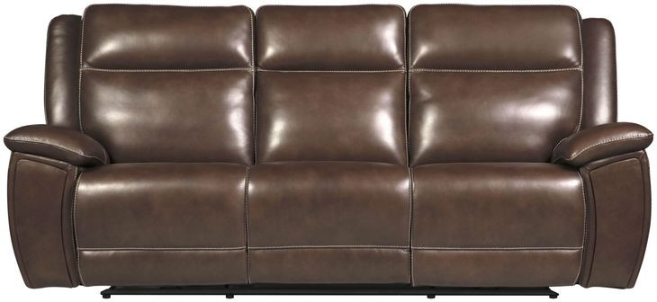 Jameson Hickory Zero Gravity Power Reclining Sofa With Power Headrest