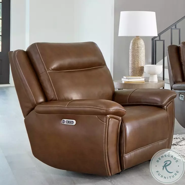 Jameson Hickory Zero Gravity Power Recliner With Power Headrest