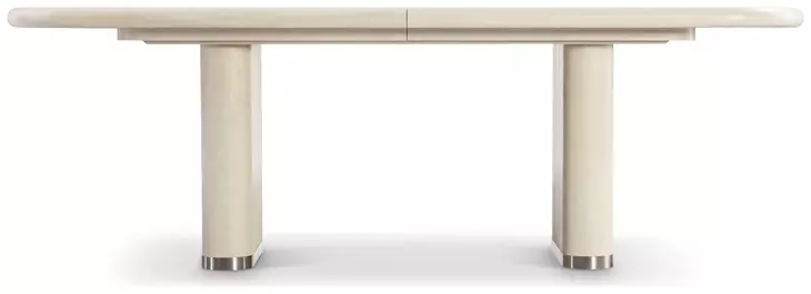 Brigitte Beige 110" Extendable Rectangular Dining Table