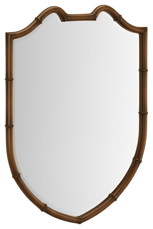 Harbor Warm Walnut Irregular Accent Mirror