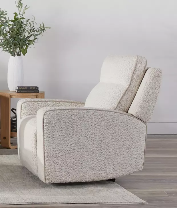 Lancaster Fluffy River Rock Zero Gravity Power Recliner