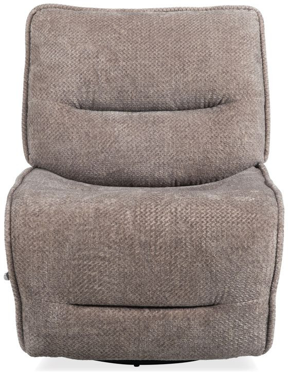 Leo Wheat Armless Swivel Glider Recliner