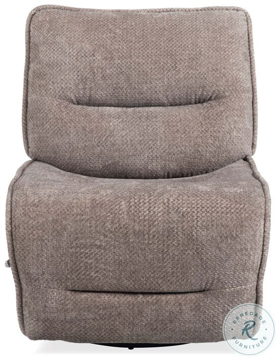 Lioren Wheat Armless Swivel Glider Recliner