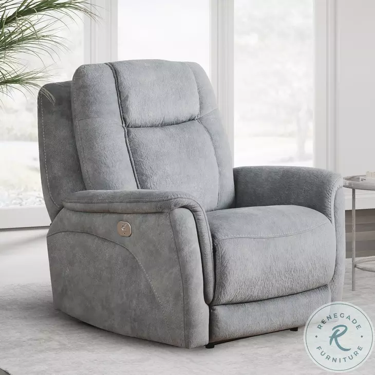 Oscar Hudson Grey Zero Gravity Power Recliner