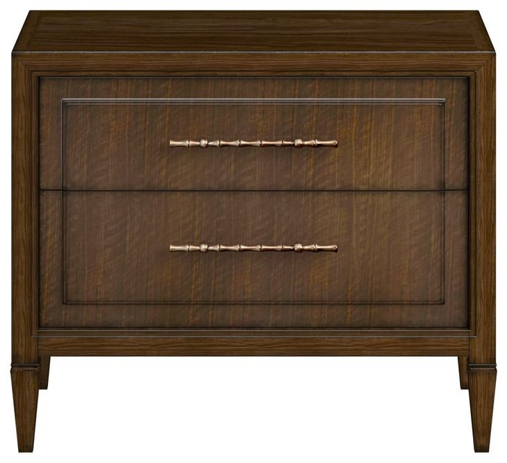 Eave Brown 2 Drawer Nightstand
