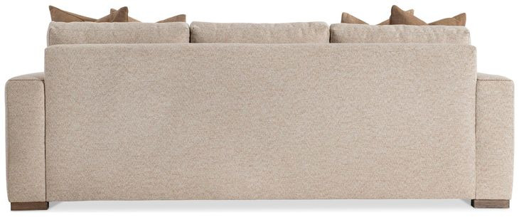 Vaughn Beige 90" Sofa with Pillow