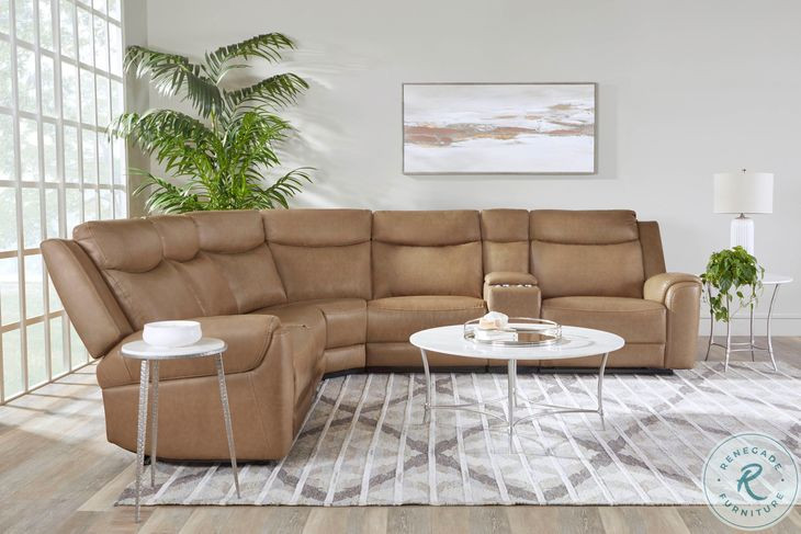 Montara Cashew Modular Power Reclining Sectional