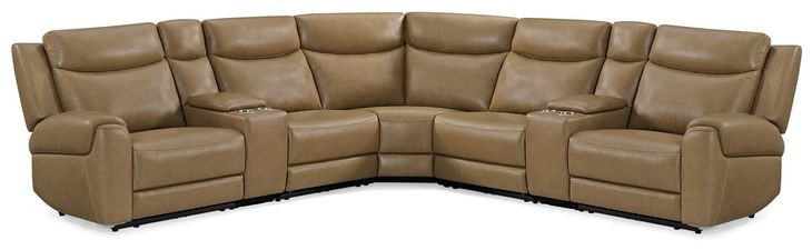 Momentum Cashew 7 Piece Modular Power Reclining Sectional