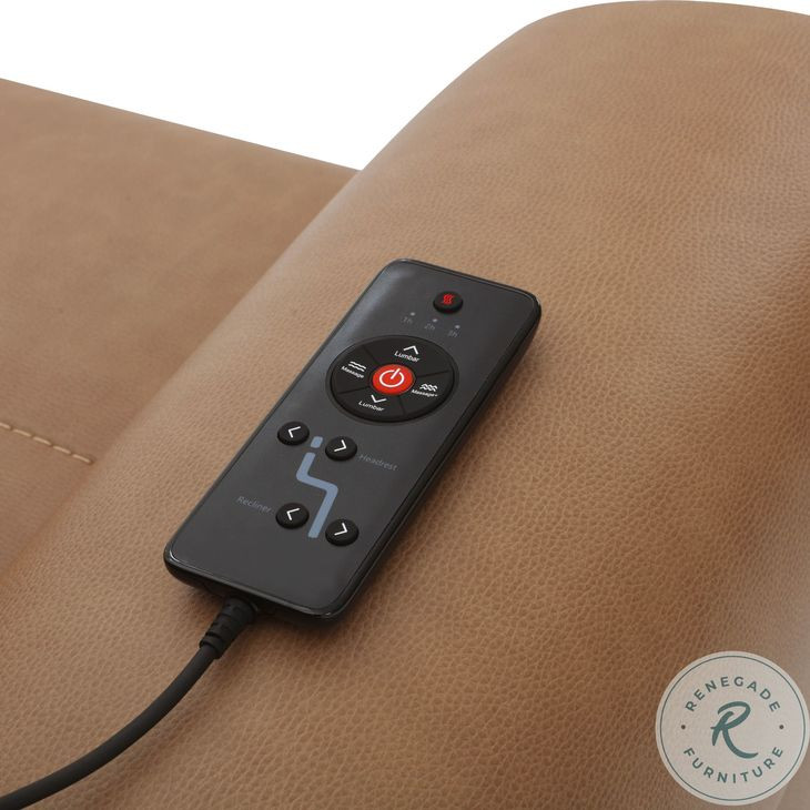 Montara Cashew 6 Piece Modular Power Reclining Sectional