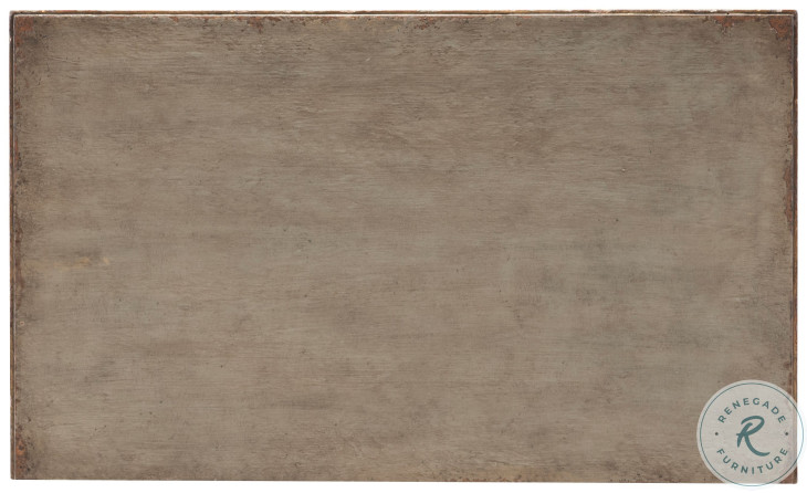 Corbett Aged Sage Green And Antique Cream 3 Drawer Nightstand