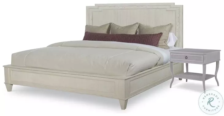Hampton Chalk Platform Bedroom Set