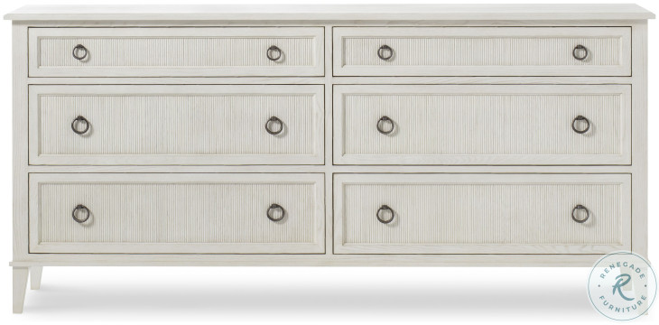 Hampton Chalk 6 Drawer Dresser