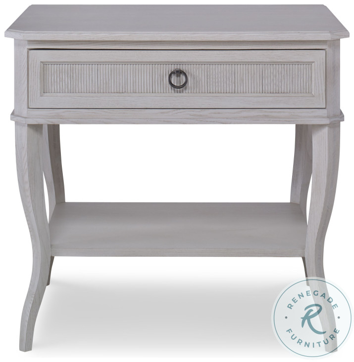 Hampton Chalk 1 Drawer Nightstand