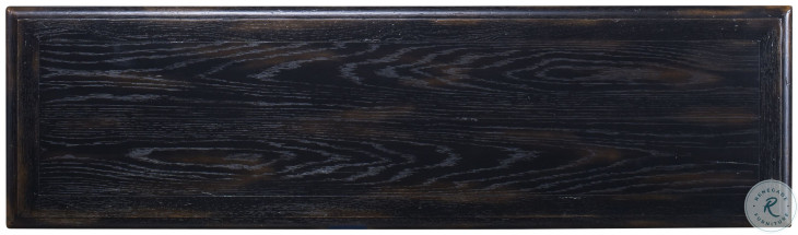 Grand Oak Dark Rustic Console Table