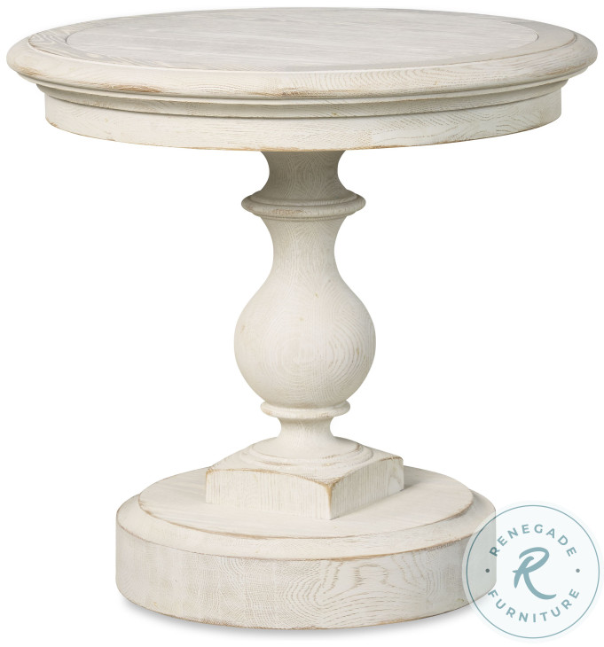 Grand Oak White Side Table