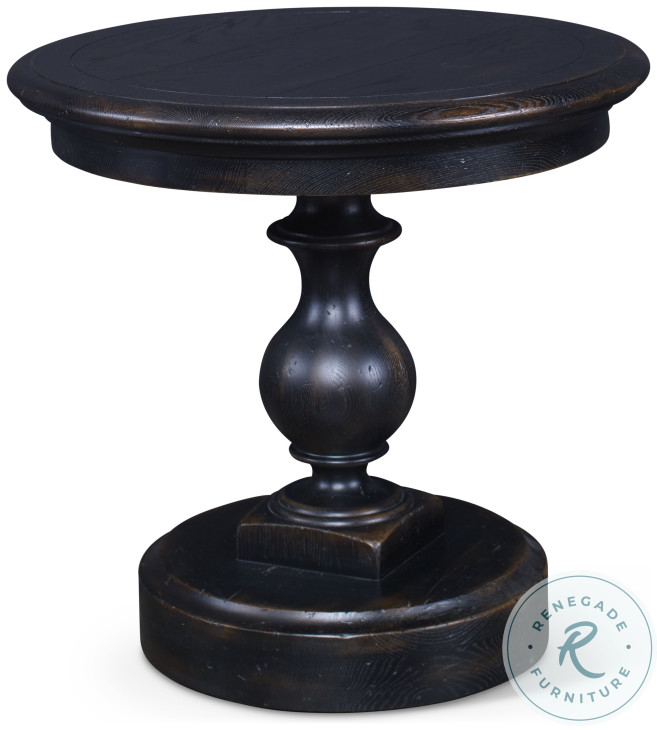 Grand Oak Dark Rustic Side Table