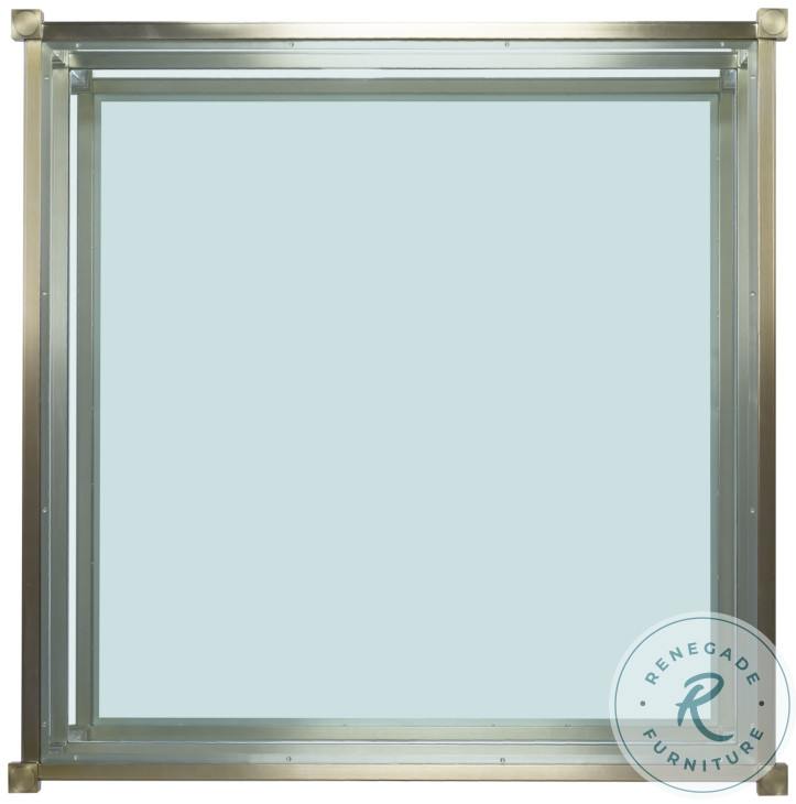 Gwyneth Clear Glass And Satin Brass Cocktail Table