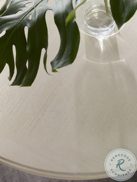 Bardot Inlaid White 60" Dining Table