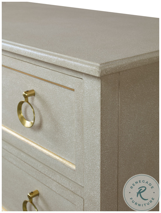 Addie Textured Grey Paint 3 Drawer Chest
