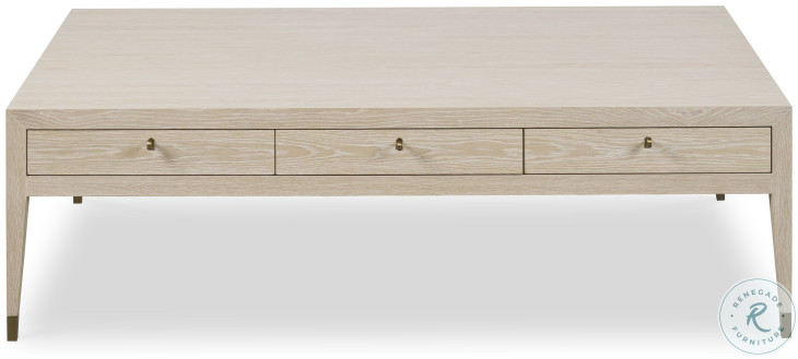 Lexie Natural Cerused Cocktail Table