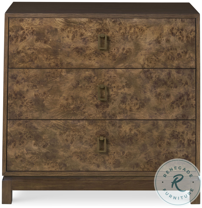 Kiley Medium Dark Stain 3 Drawer Chest