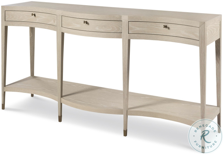 Lexie Natural Cerused Console Table