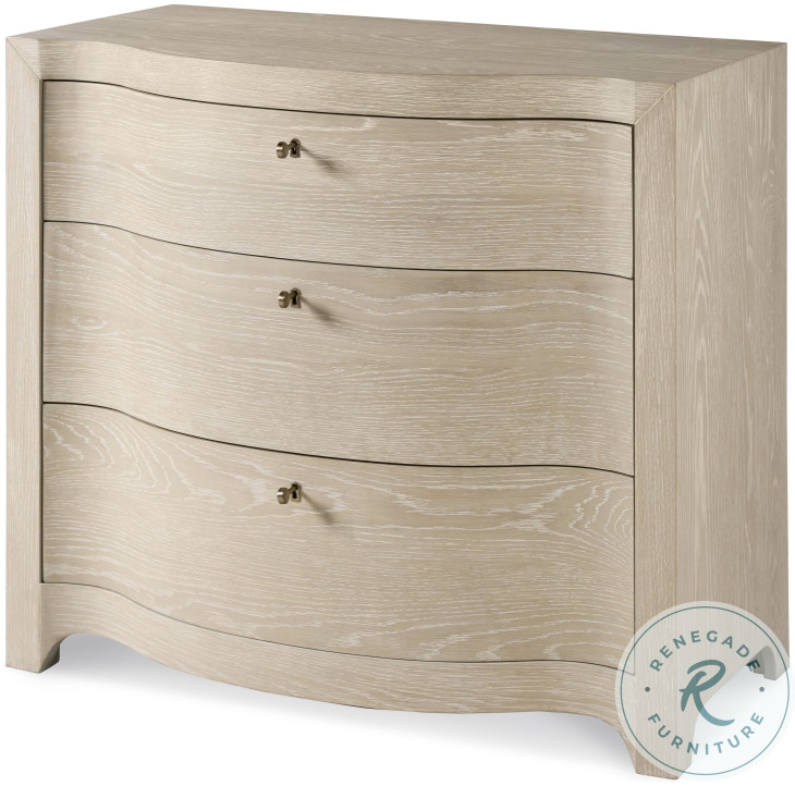 Lexie Natural Cerused 3 Drawer Chest