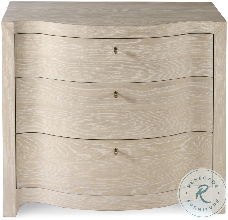 Lexie Natural Cerused 3 Drawer Chest