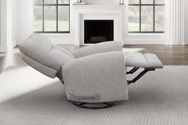 Sinclair Thunderstorm Swivel Glider Recliner