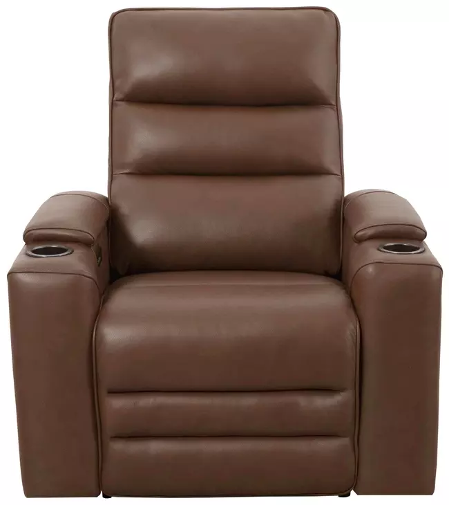 Nexus Autumn Umber Leather Zero Gravity Power Recliner