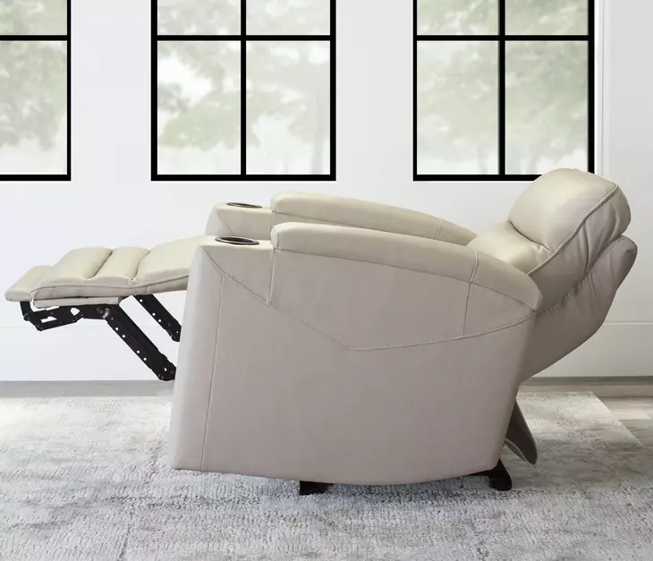 Nexus Stone Leather Zero Gravity Power Recliner