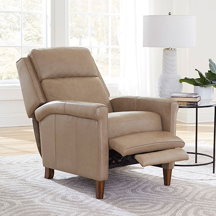 Northfield Lotus Cream Leather Recliner