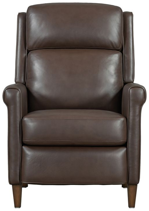 Northfield Walnut Whirl Leather Recliner