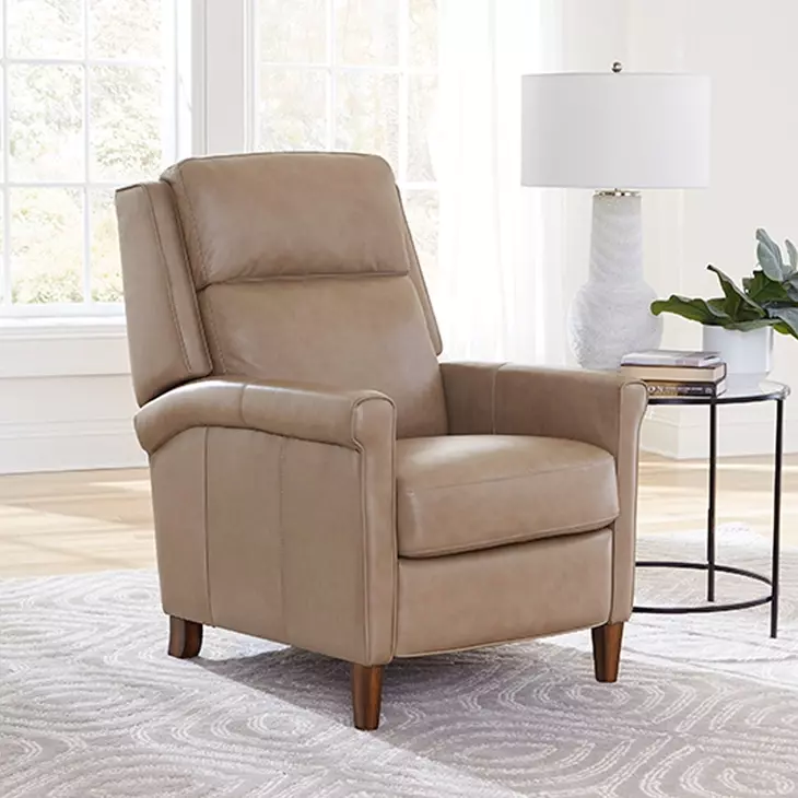 Northfield Lotus Cream Leather Power Recliner