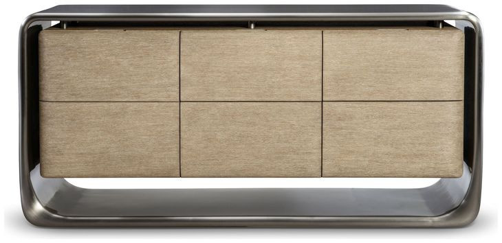 Lomond Tarnished Nickel 6 Drawer Dresser