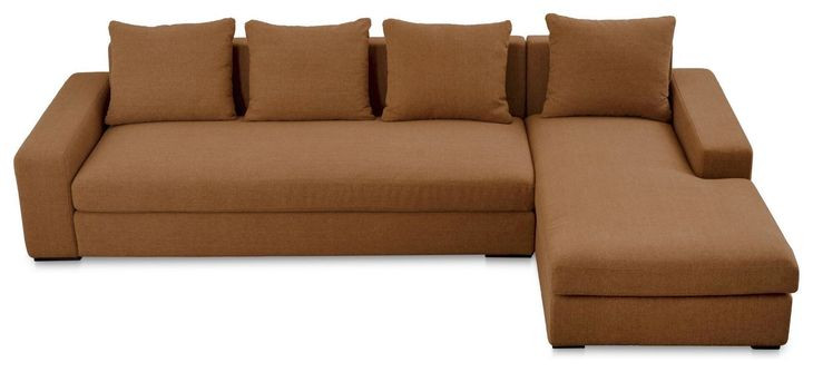 Thomas Rust Performance Fabric 2 Piece Modular RAF Sectional