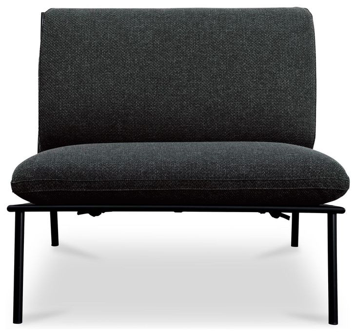 Salma Speckled Charcoal Upholstered Outdoor Accent Chair