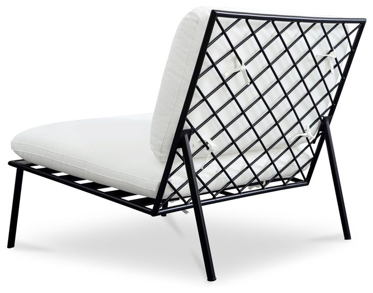 Salma White Outdoor Living Room Set