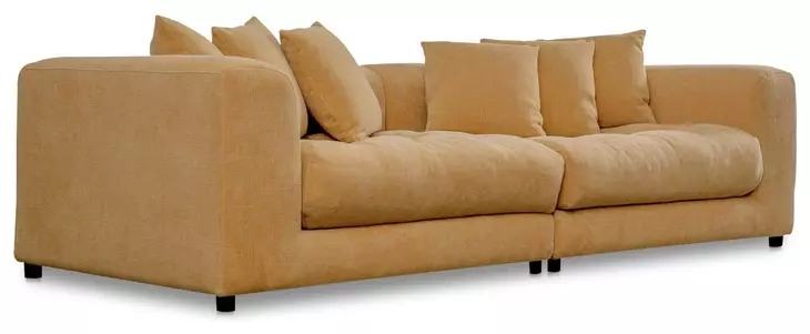 Davie Golden Yellow 2 Piece 104" Modular Sofa