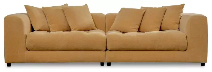 Davie Golden Yellow 2 Piece 104" Modular Sofa