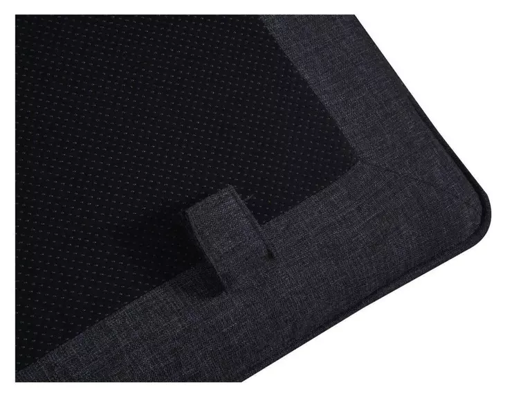 Morgan Speckled Charcoal Upholstered Outdoor Rectangular Ottoman