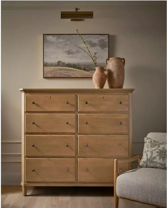 Oakmere Natural 8 Drawer Chest