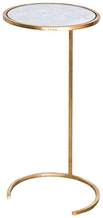 Monaco Gold Leaf Round Cigar Table