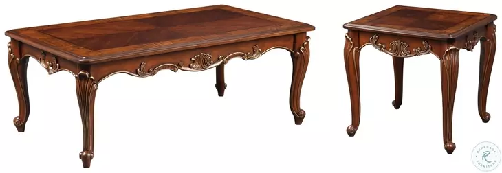 Montecito Cherry Wood Occasional Table Set