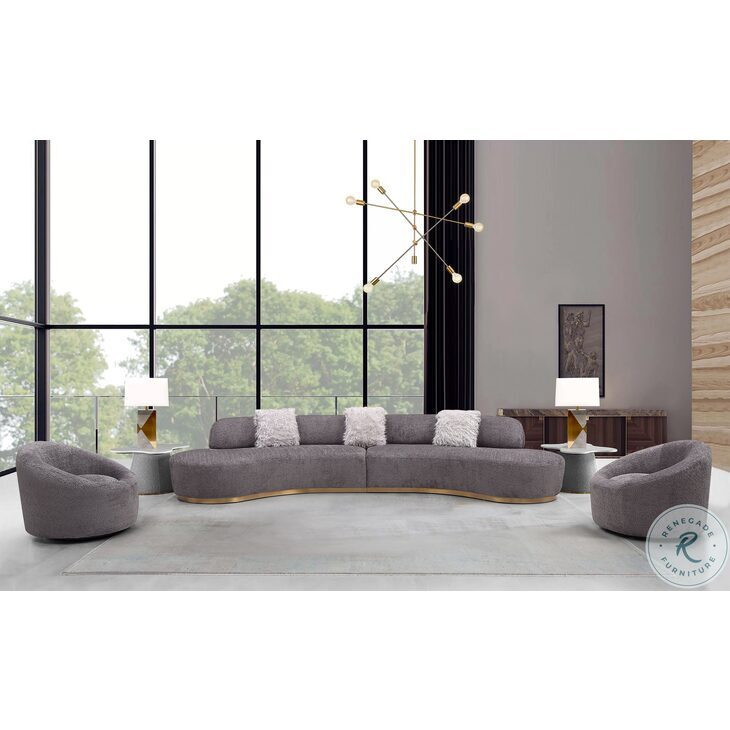 Moon Dark Gray Chair From JNM Coleman Furniture